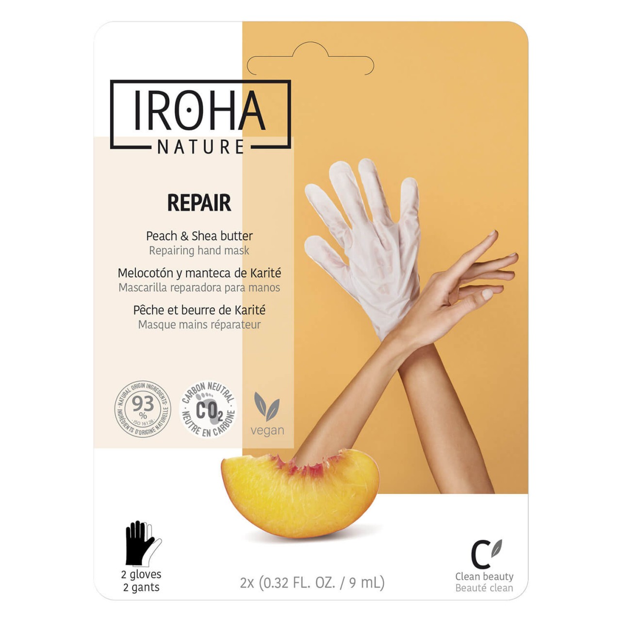 Iroha Nature - Repair Peach & Shea Butter Hand Mask Iroha Nature - Repair Peach & Shea Butter Hand Mask von IROHA