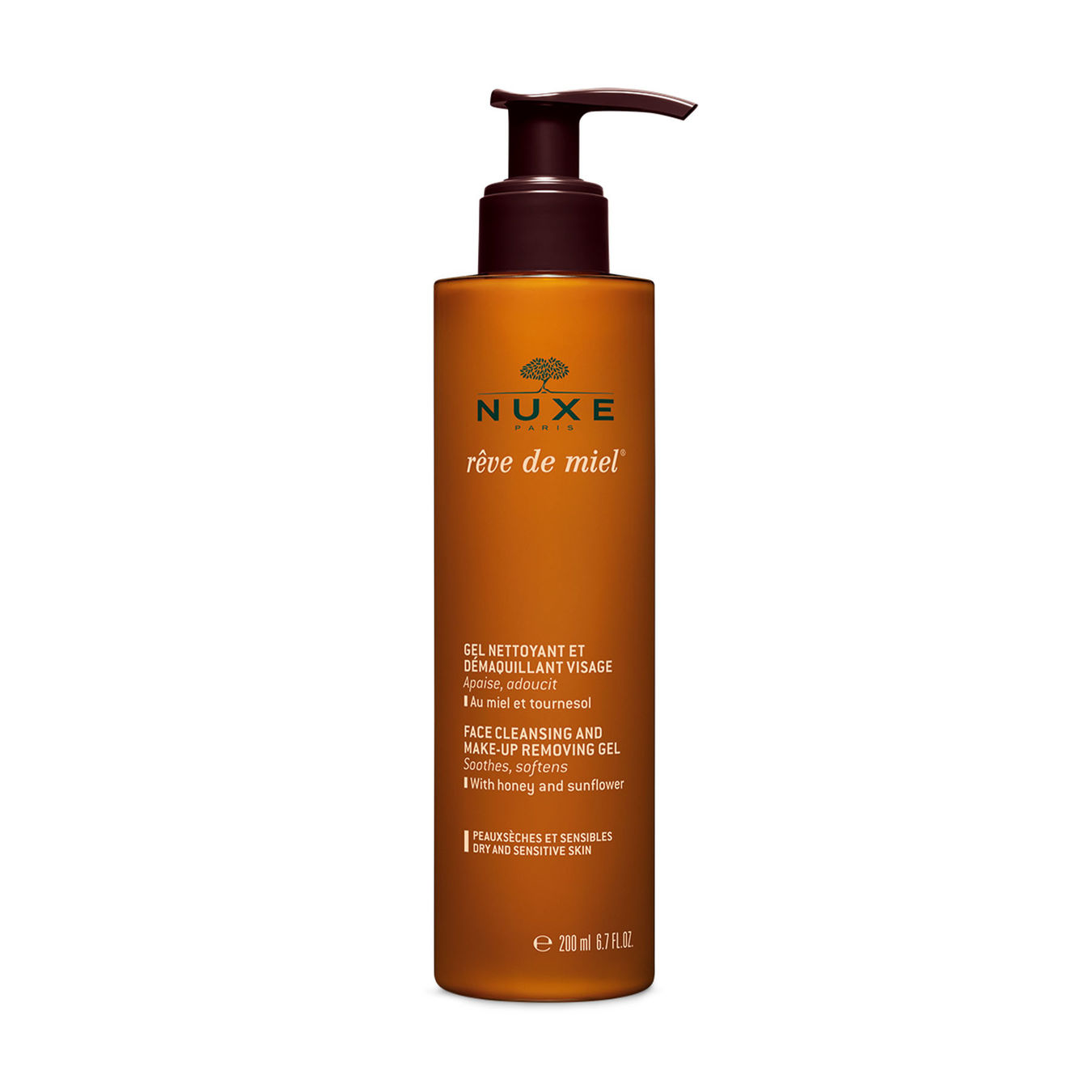 NUXE Rêve de Miel Gel Nettoyant & Démaquillant 200ml Damen von Nuxe