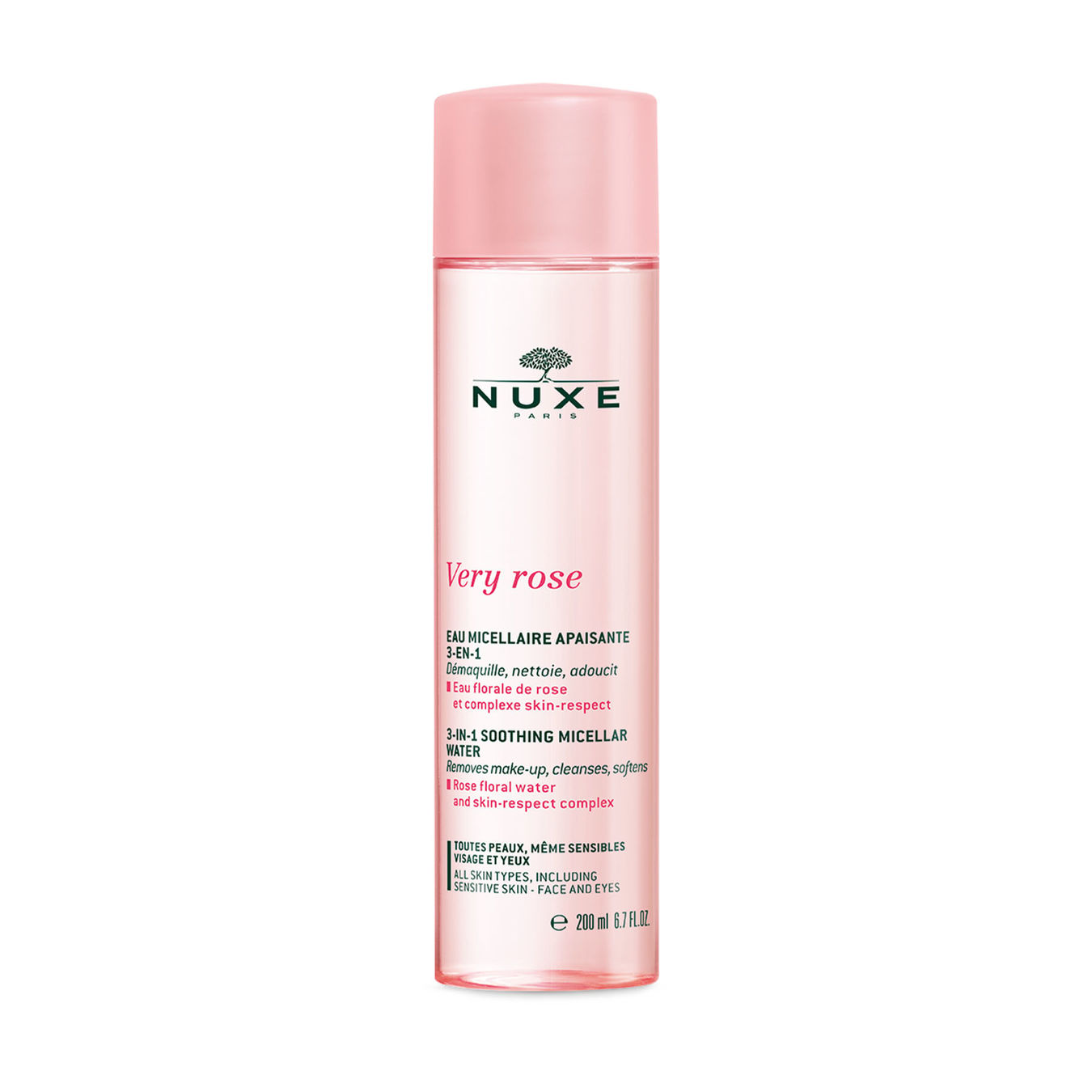 NUXE Very Rose Eau Micellaire Apaisante 3-en-1 200ml Damen von Nuxe