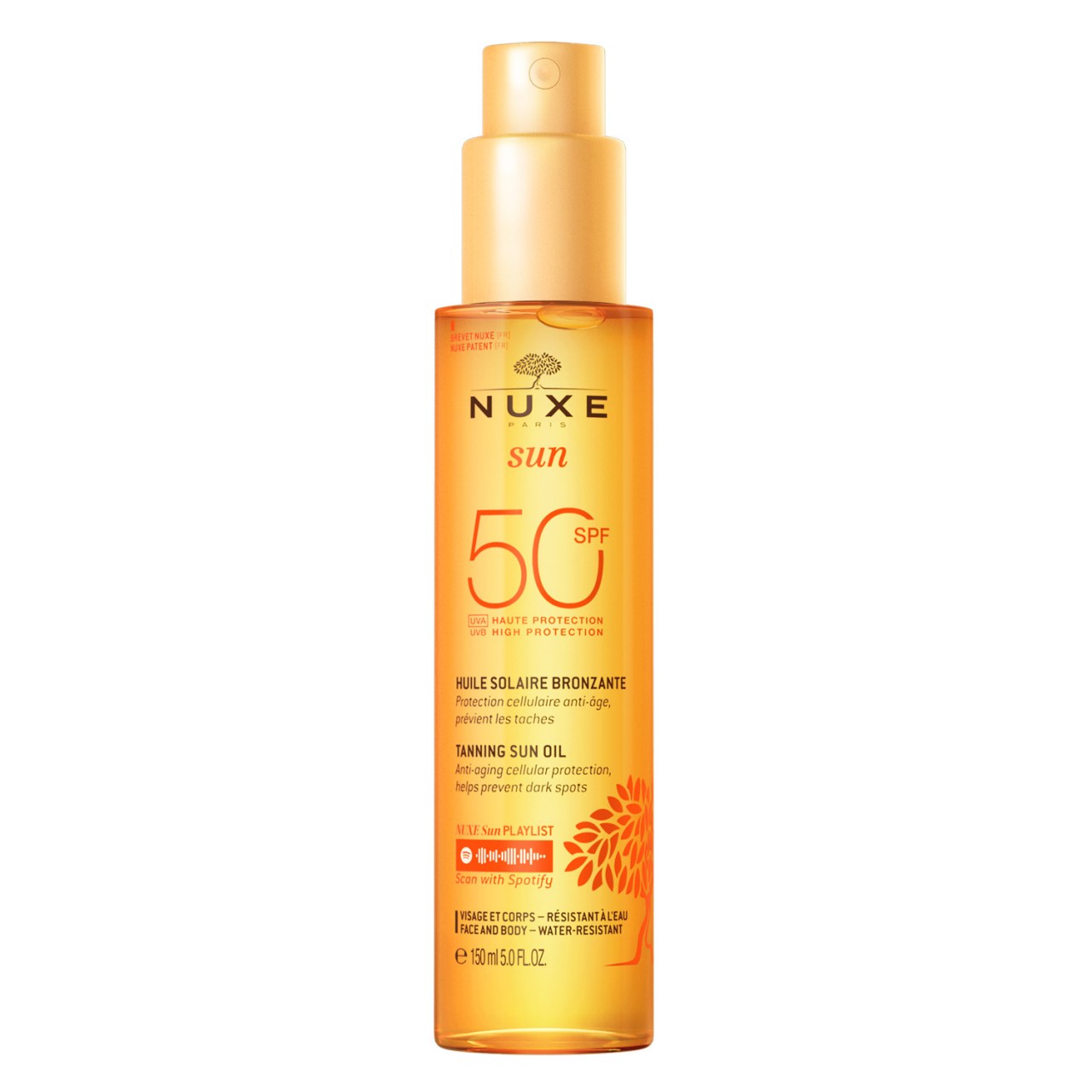 Nuxe Sun - Huile Solaire Bronzante SPF50 von Nuxe