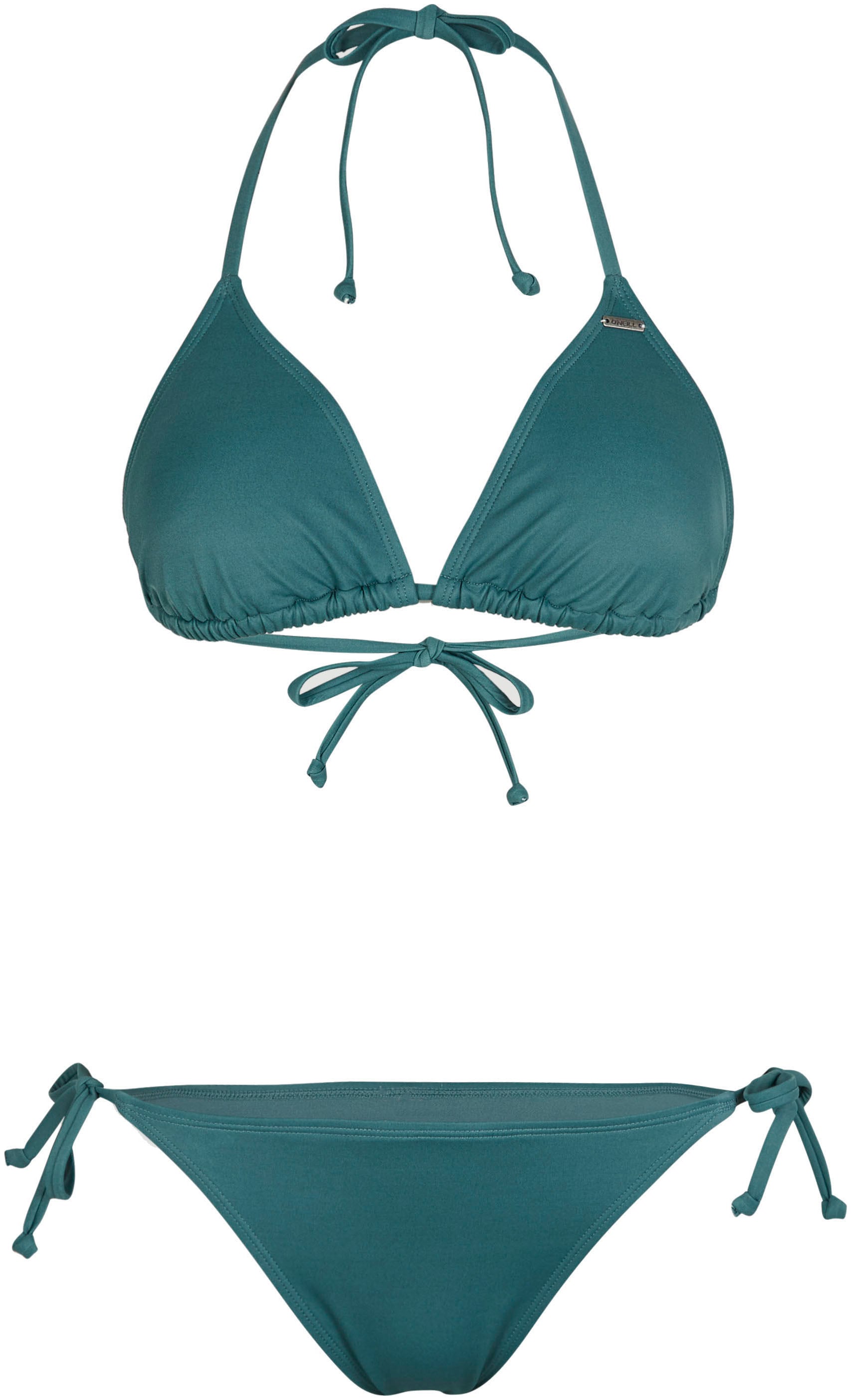 O'Neill Bustier-Bikini »ESSENTIALS CAPRI - BONDEY BIKINI SET«, mit Bindebändern an der Bikinihose von O'Neill