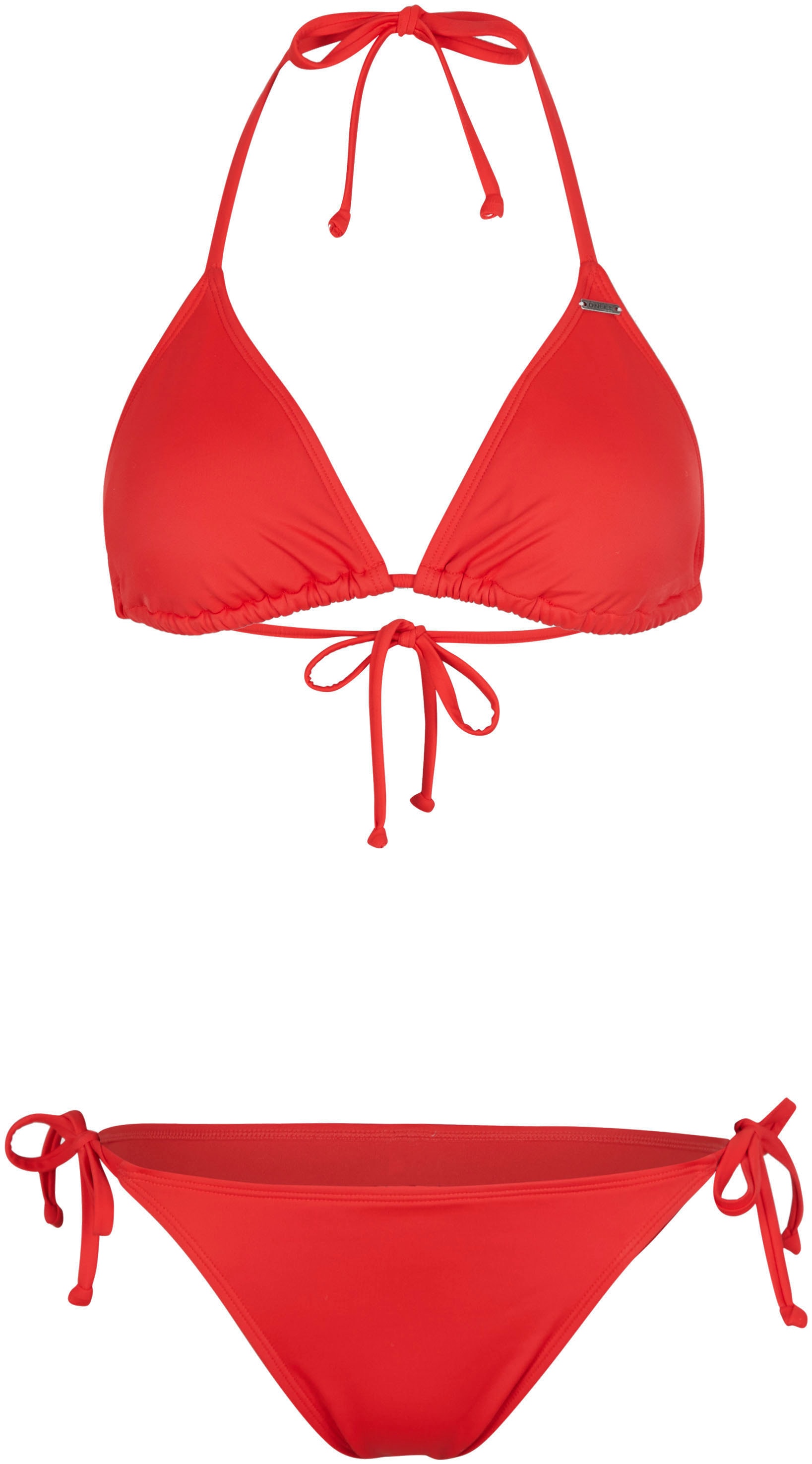 O'Neill Bustier-Bikini »ESSENTIALS CAPRI - BONDEY BIKINI SET«, mit Bindebändern an der Bikinihose von O'Neill