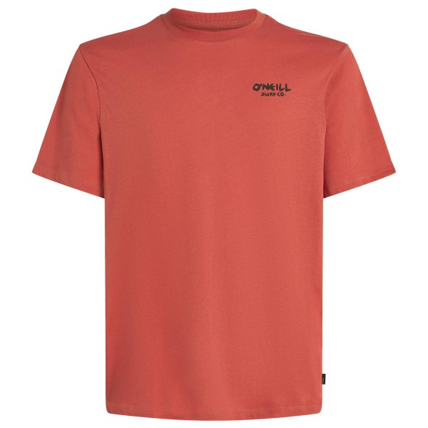 O'Neill - Global T-Shirt - T-Shirt Gr M rot von O'Neill