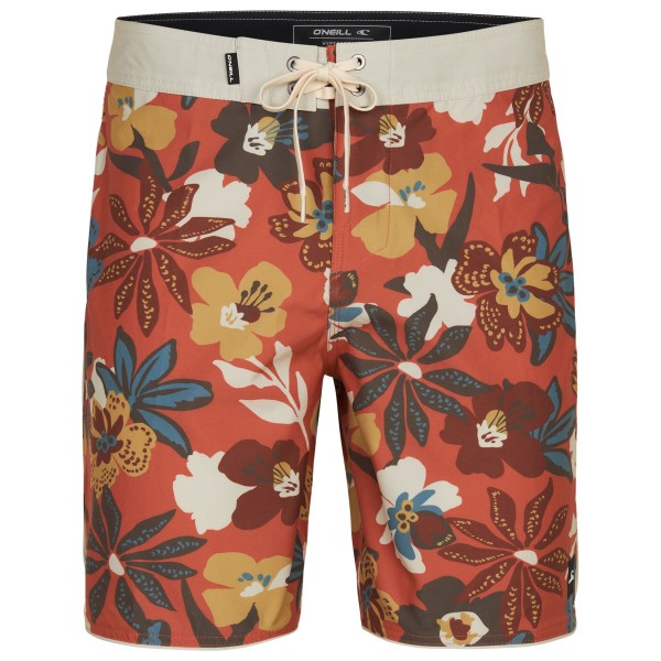 O'Neill - Hyperfreak Mysto Scallop 19 Boardshorts - Boardshorts Gr 30;31;32;33;34;36;38 grau;rot von O'Neill
