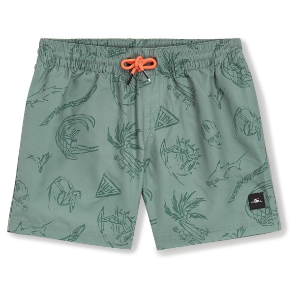 O'Neill - Kid's Mix & Match Cali Print 13'' Swim Shorts - Badehose Gr 140 türkis von O'Neill