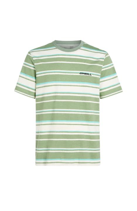 O'Neill Mix & Match stripe T-Shirt grün von O'Neill