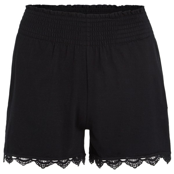 O'Neill - Women's Essentials Ava Smocked Shorts - Shorts Gr L schwarz von O'Neill