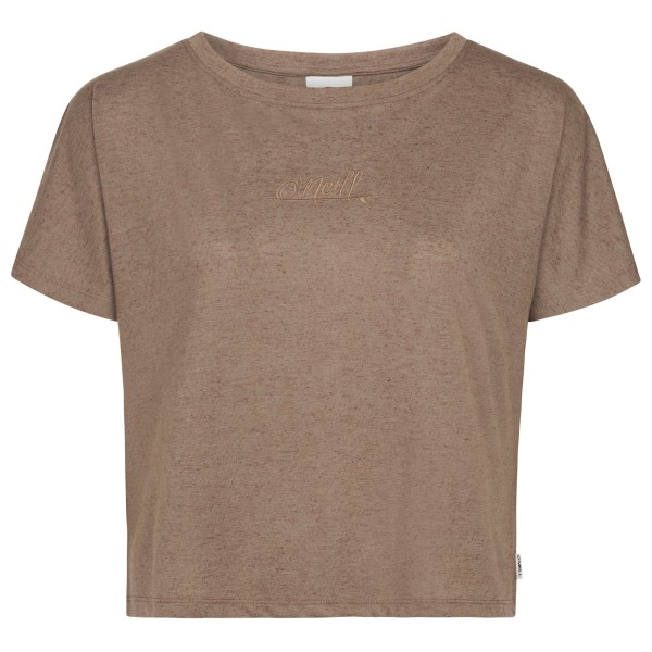 O'Neill - Women's Essentials Script Drape T-Shirt - T-Shirt Gr L braun von O'Neill