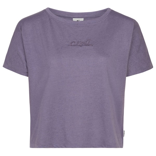 O'Neill - Women's Essentials Script Drape T-Shirt - T-Shirt Gr L grau von O'Neill