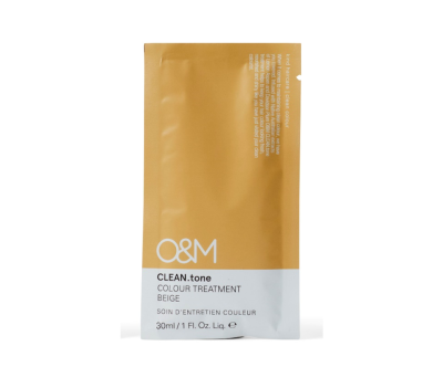 O&M Haircare - Clean.tone Beige Colour Treatment Sachet O&M Haircare - Clean.tone Beige Colour Treatment Sachet von O&M Original Mineral