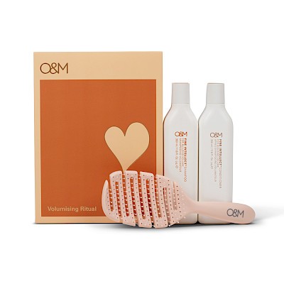 O&M Haircare - Volumising Ritual Gift Pack With Flexible Brush von O&M Original Mineral