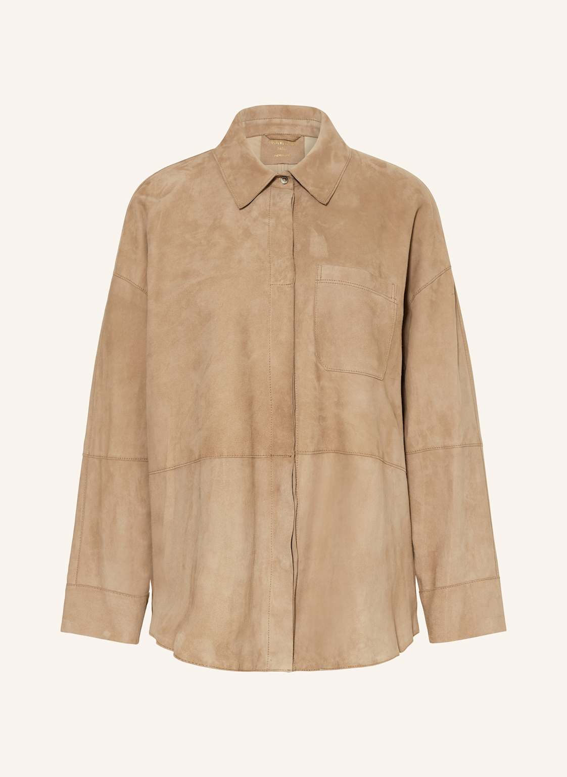 Oakwood Leder-Overjacket beige Oakwood Leder-Overjacket beige von OAKWOOD