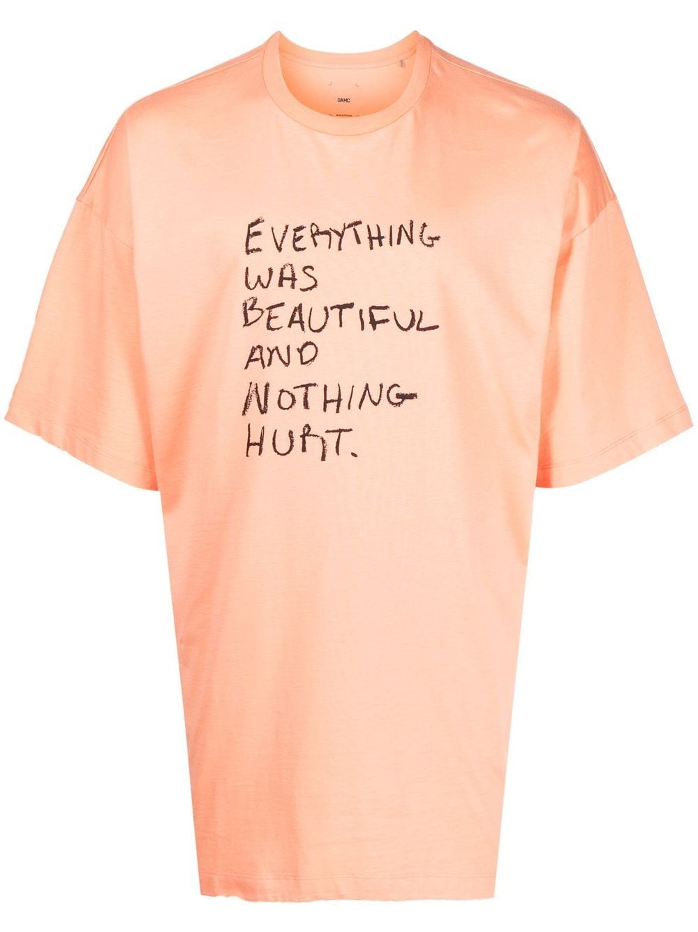 OAMC Everything Was Beautiful T-shirt - Orange von OAMC
