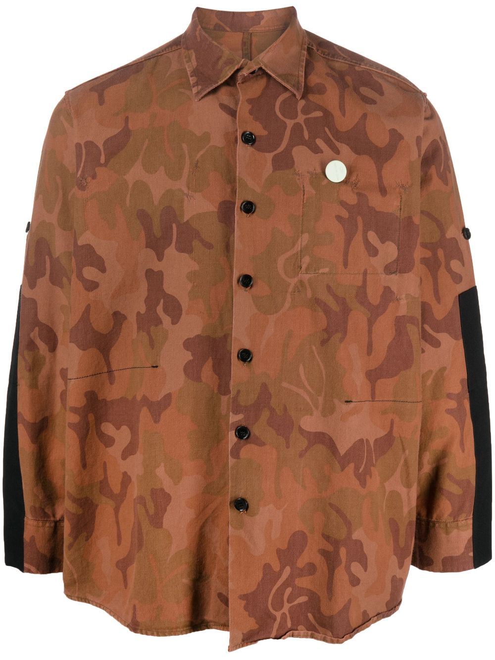 OAMC camouflage-pattern shirt - Orange von OAMC