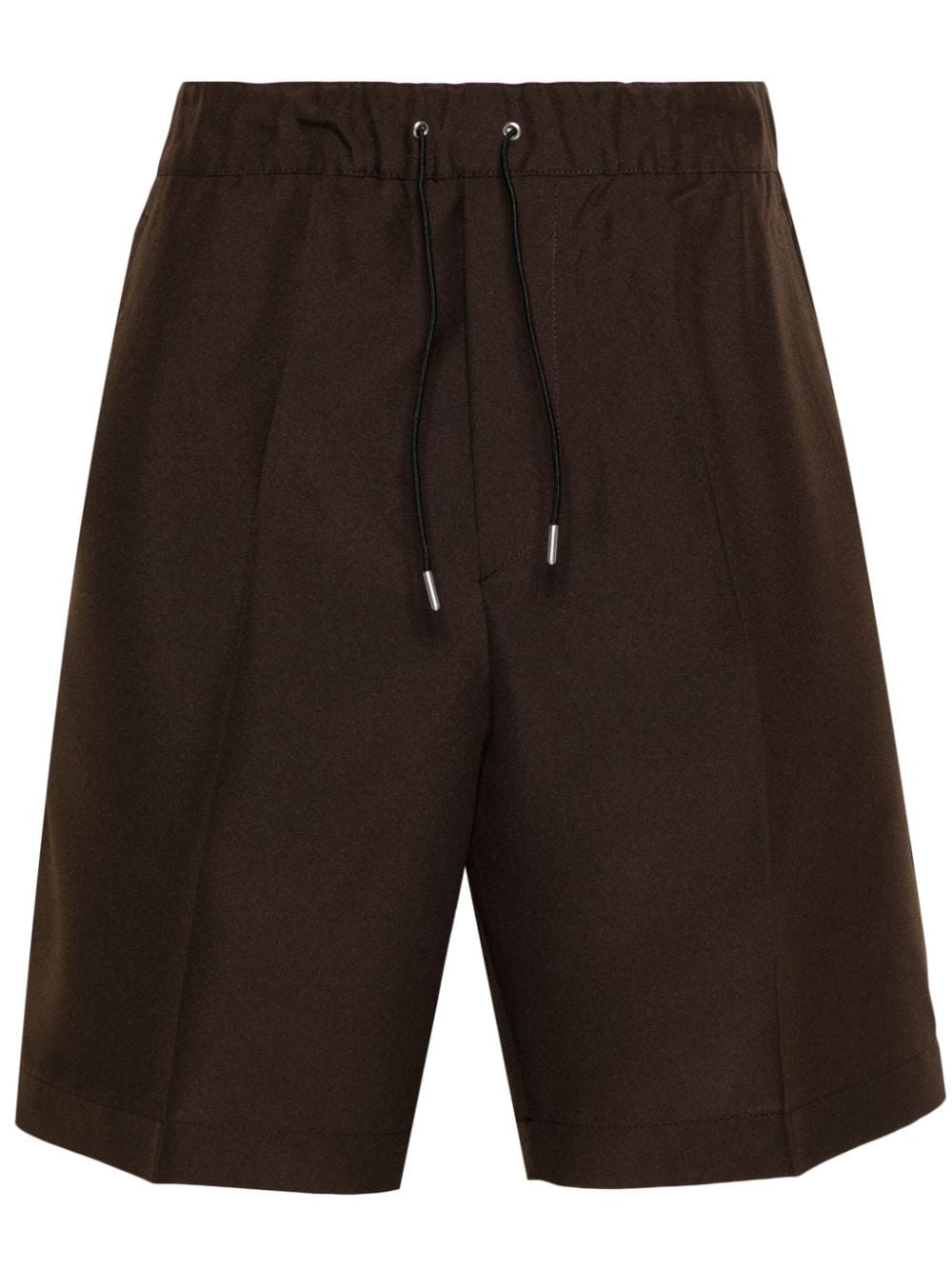 OAMC drawstring-waist crepe shorts - Brown von OAMC
