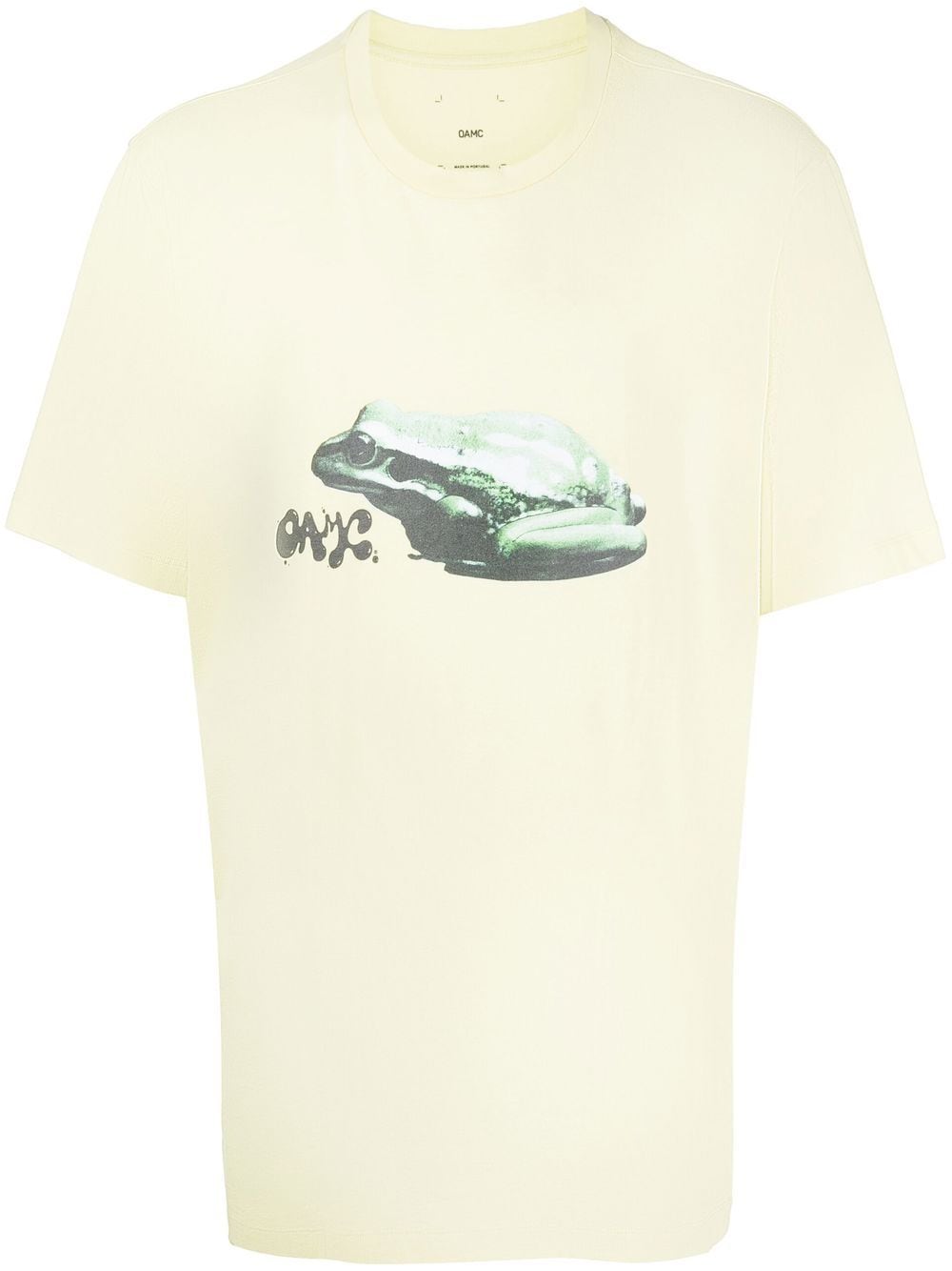 OAMC graphic-print crew-neck T-shirt - Yellow von OAMC