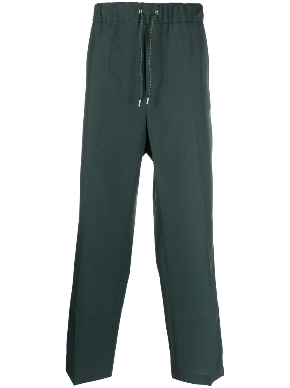 OAMC high-waisted straight-leg trousers - Green von OAMC