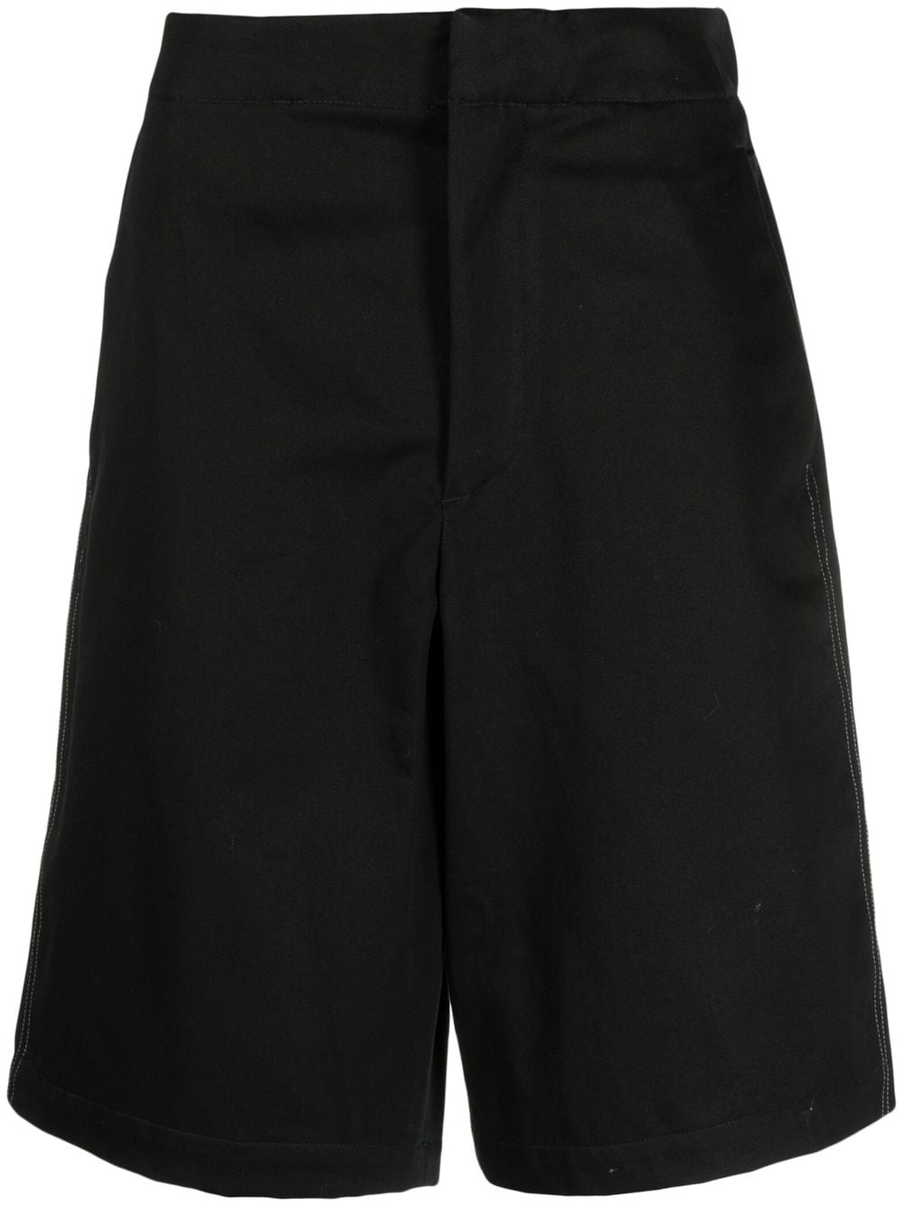 OAMC knee-length cotton shorts - Black von OAMC