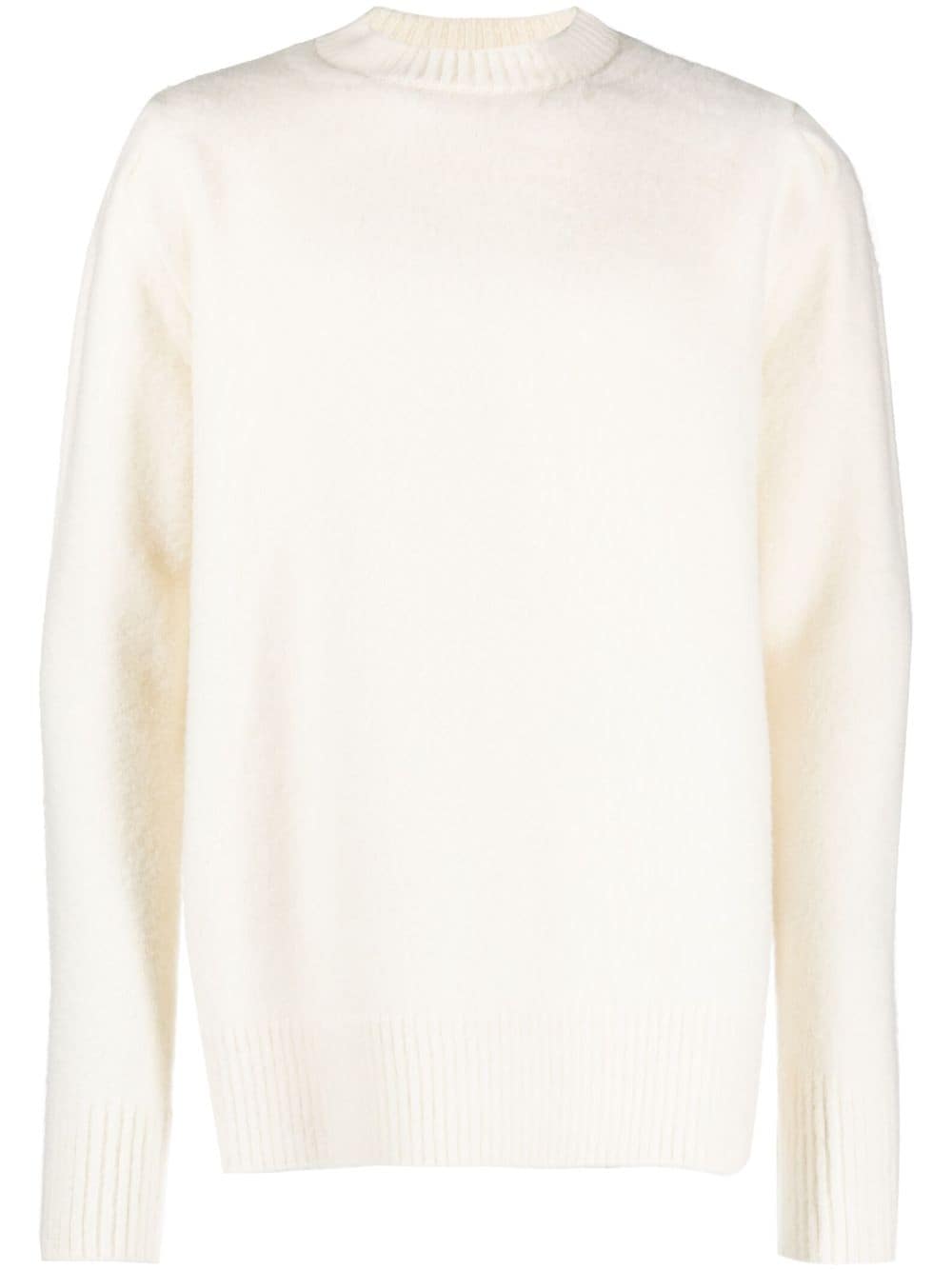 OAMC logo intarsia-knit wool jumper - White von OAMC