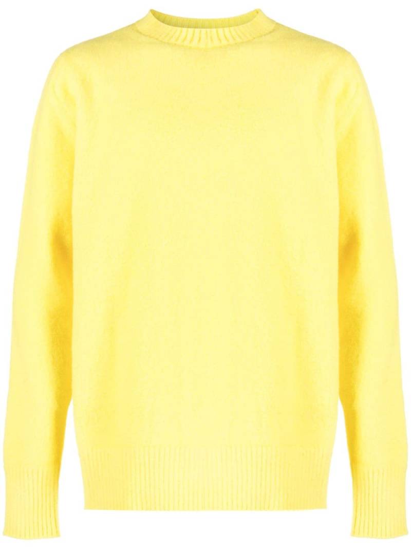 OAMC logo intarsia-knit wool jumper - Yellow von OAMC