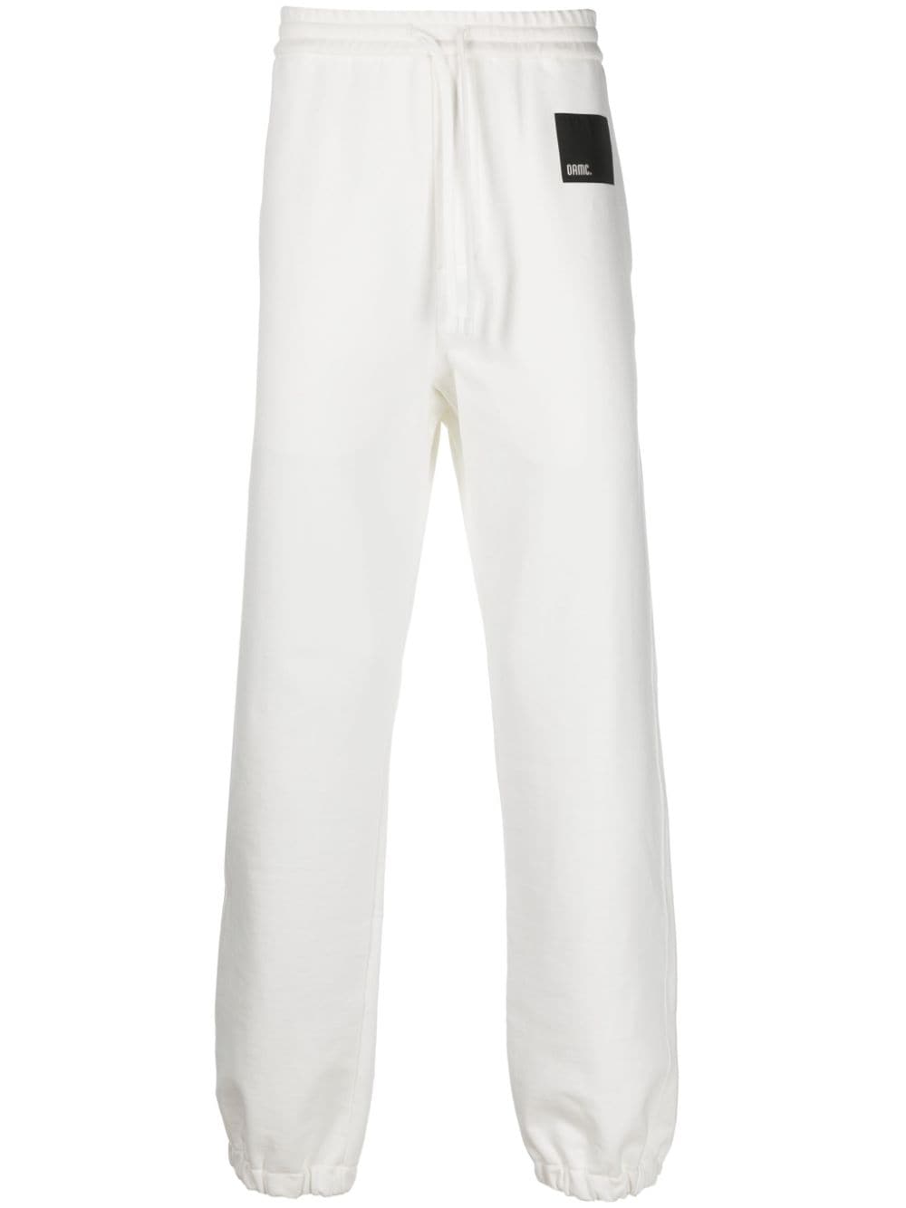 OAMC logo-patch cotton track pants - White von OAMC