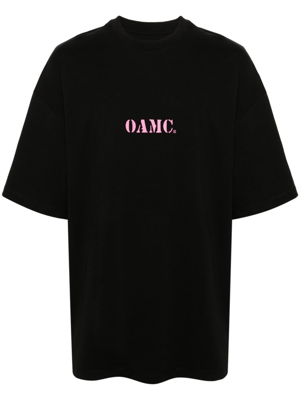 OAMC logo-print cotton T-shirt - Black von OAMC