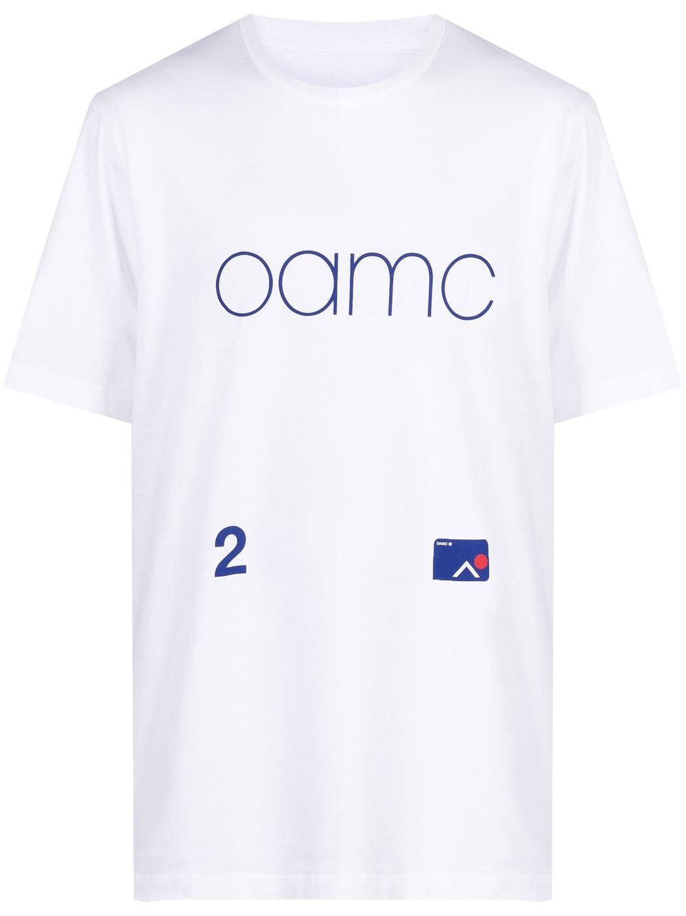 OAMC logo-print cotton T-shirt - White von OAMC