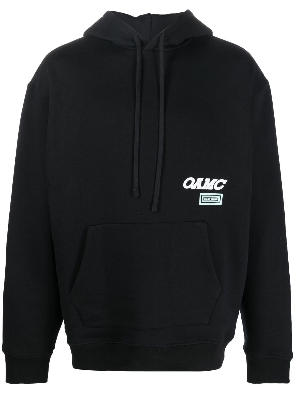 OAMC logo-print hoodie - Black von OAMC
