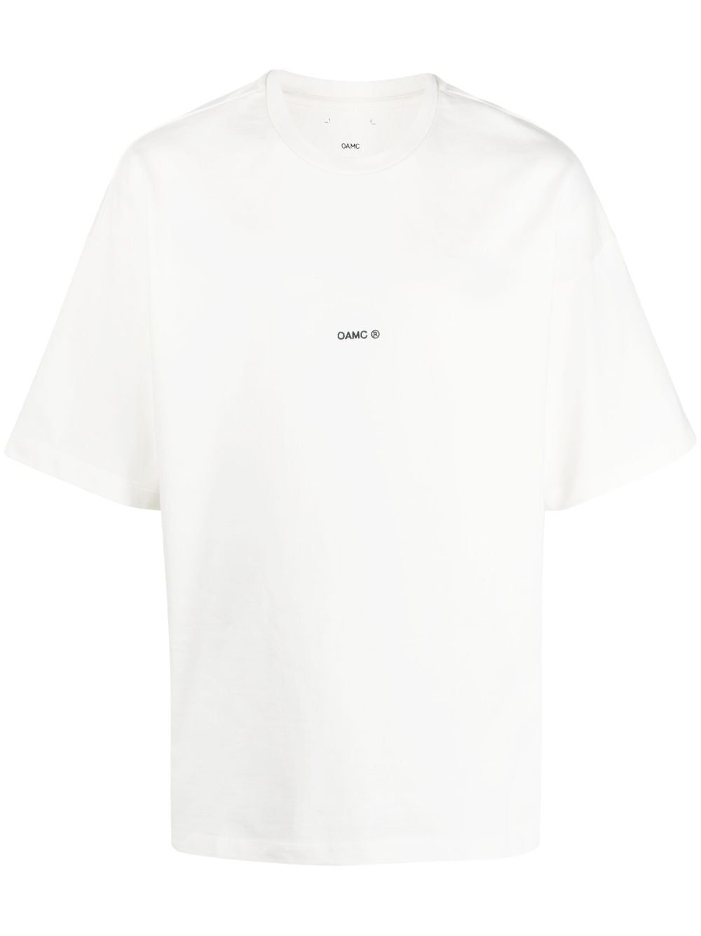 OAMC logo-print organic cotton T-shirt - White von OAMC