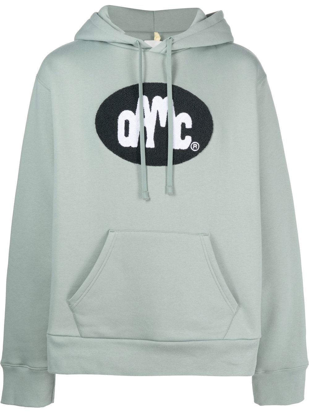 OAMC logo-print pullover hoodie - Green von OAMC