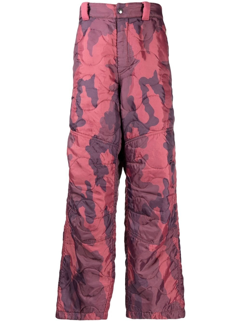 OAMC quilted camouflage-print trousers - Purple von OAMC