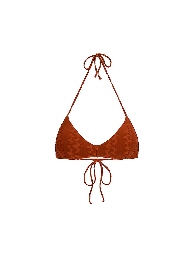 OAS Bikini Top SCRIBBLE YAM kupfer | L von OAS