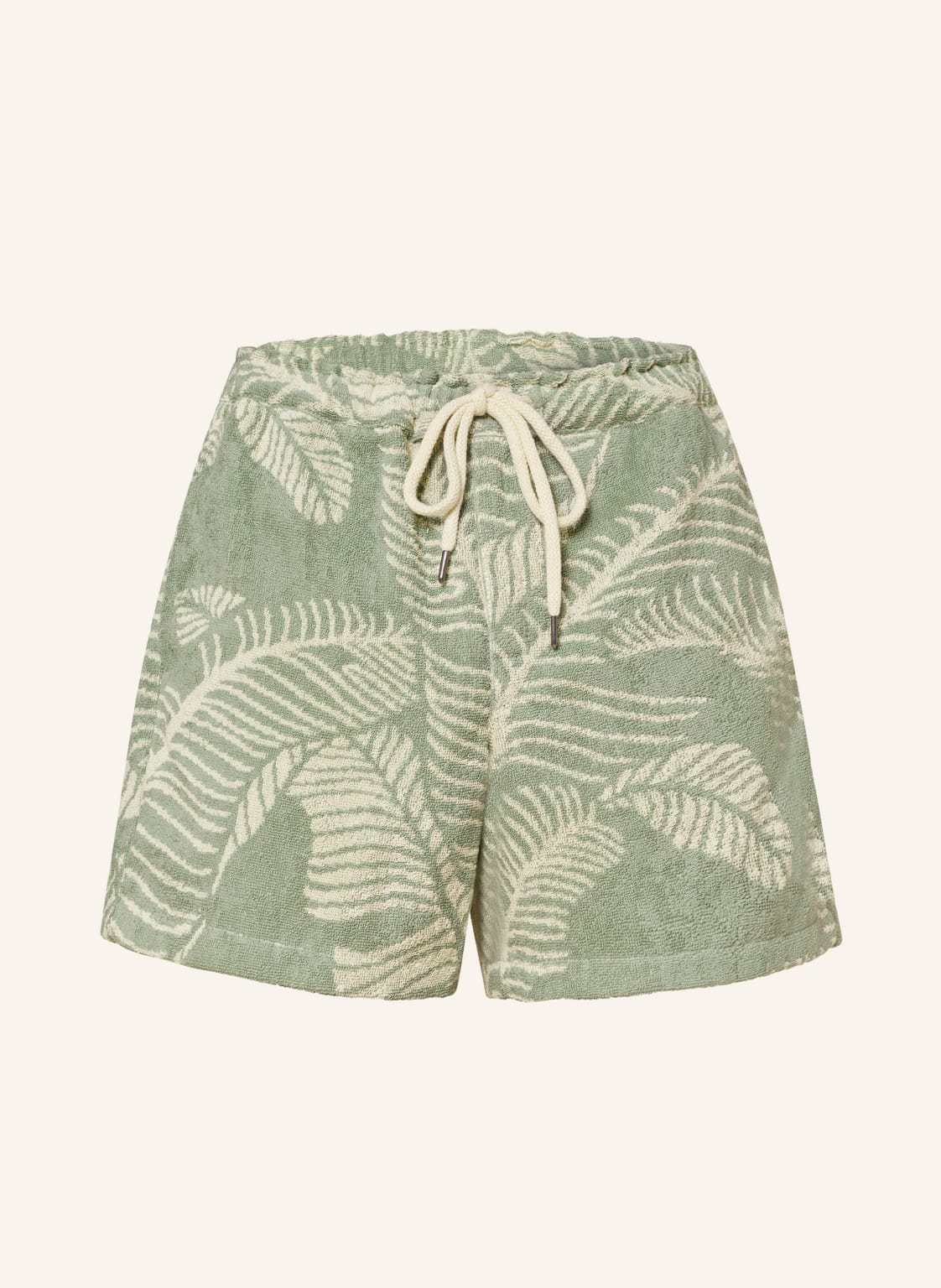 Oas Frotteeshorts Banana Leaf gruen von OAS