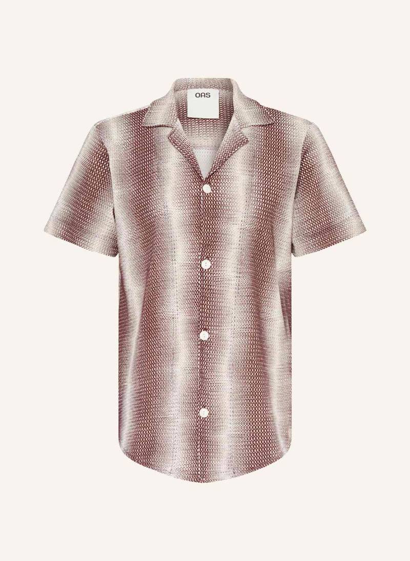 Oas Resorthemd Merlot Echo Comfort Fit braun von OAS
