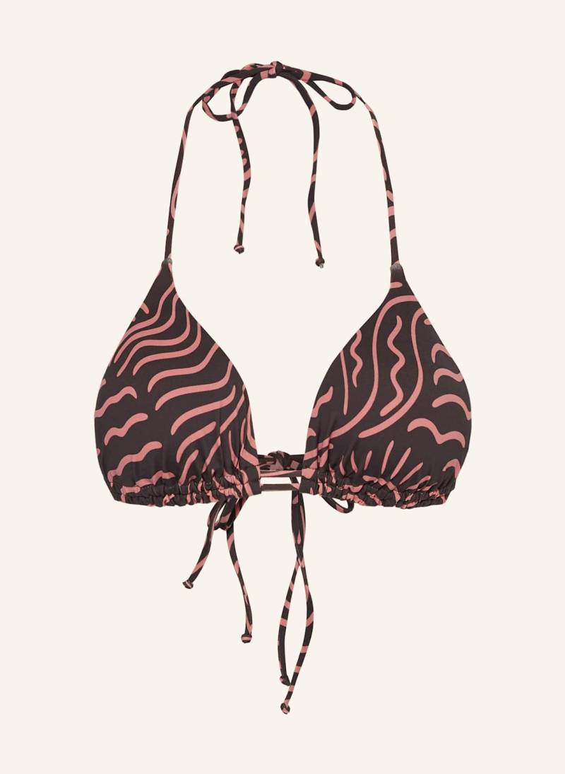 Oas Triangel-Bikini-Top Java Lorenzo Azzura braun von OAS