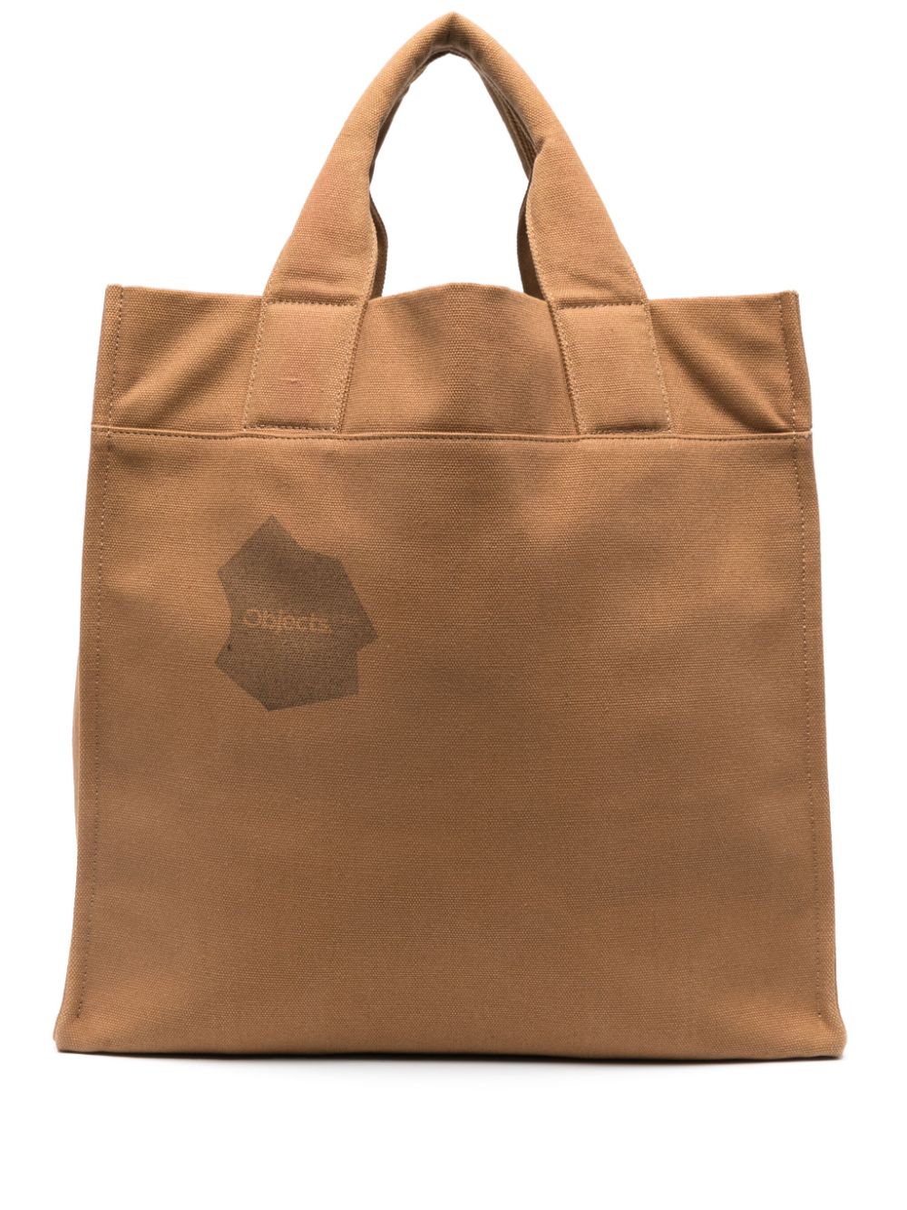 OBJECTS IV LIFE logo-print cotton tote bag - Brown von OBJECTS IV LIFE