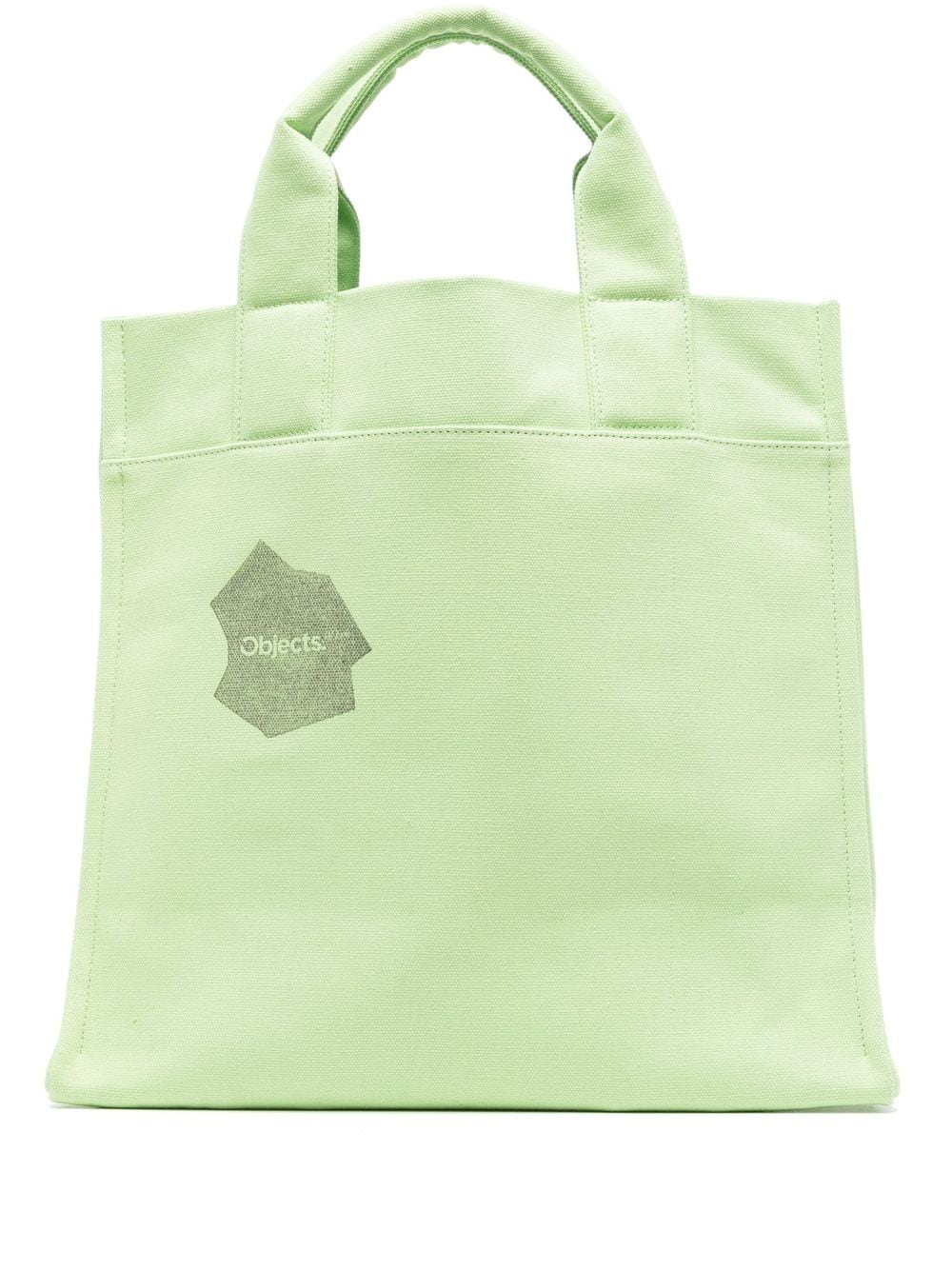 OBJECTS IV LIFE logo-print cotton tote bag - Green von OBJECTS IV LIFE
