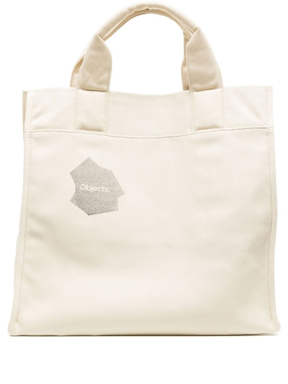 OBJECTS IV LIFE logo-print cotton tote bag - White von OBJECTS IV LIFE