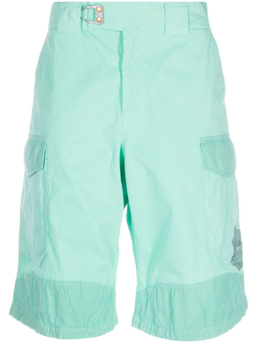 OBJECTS IV LIFE organic cotton cargo shorts - Green von OBJECTS IV LIFE