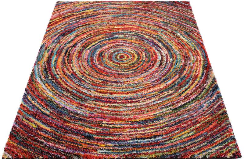 OCI DIE TEPPICHMARKE Hochflor-Teppich »Sixteen Round«, rechteckig, 25 mm Höhe, Wohnzimmer von OCI Die Teppichmarke