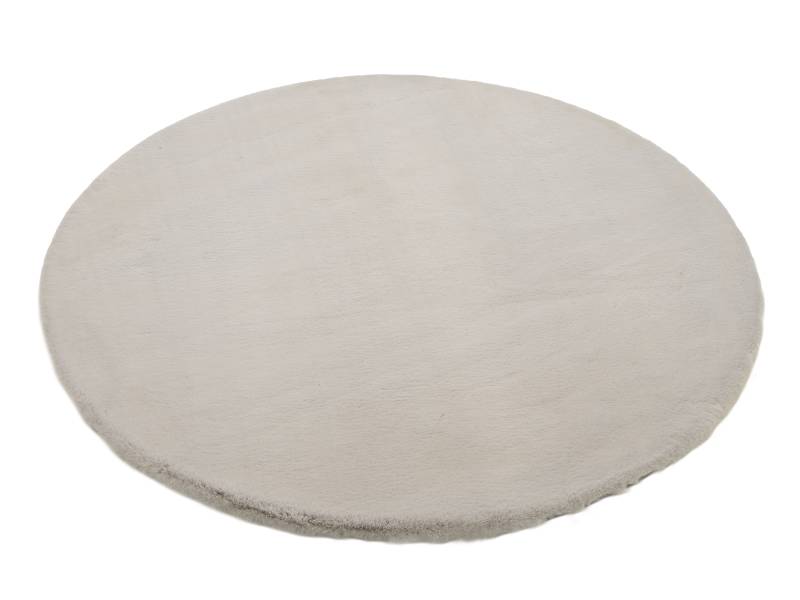 OCI DIE TEPPICHMARKE Teppich »ALISSA«, rund, 38 mm Höhe, Kuschelig weicher Flor, Kaninchen Fell Haptik, getuftet von OCI Die Teppichmarke