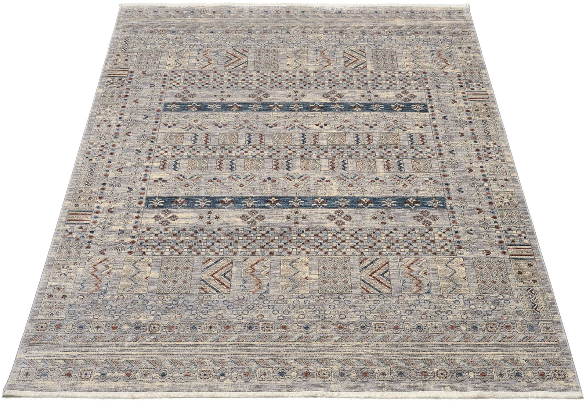 OCI DIE TEPPICHMARKE Teppich »GRAND FASHION 12«, rechteckig, Vintage Optik, feine Fransen, Wohnzimmer von OCI Die Teppichmarke