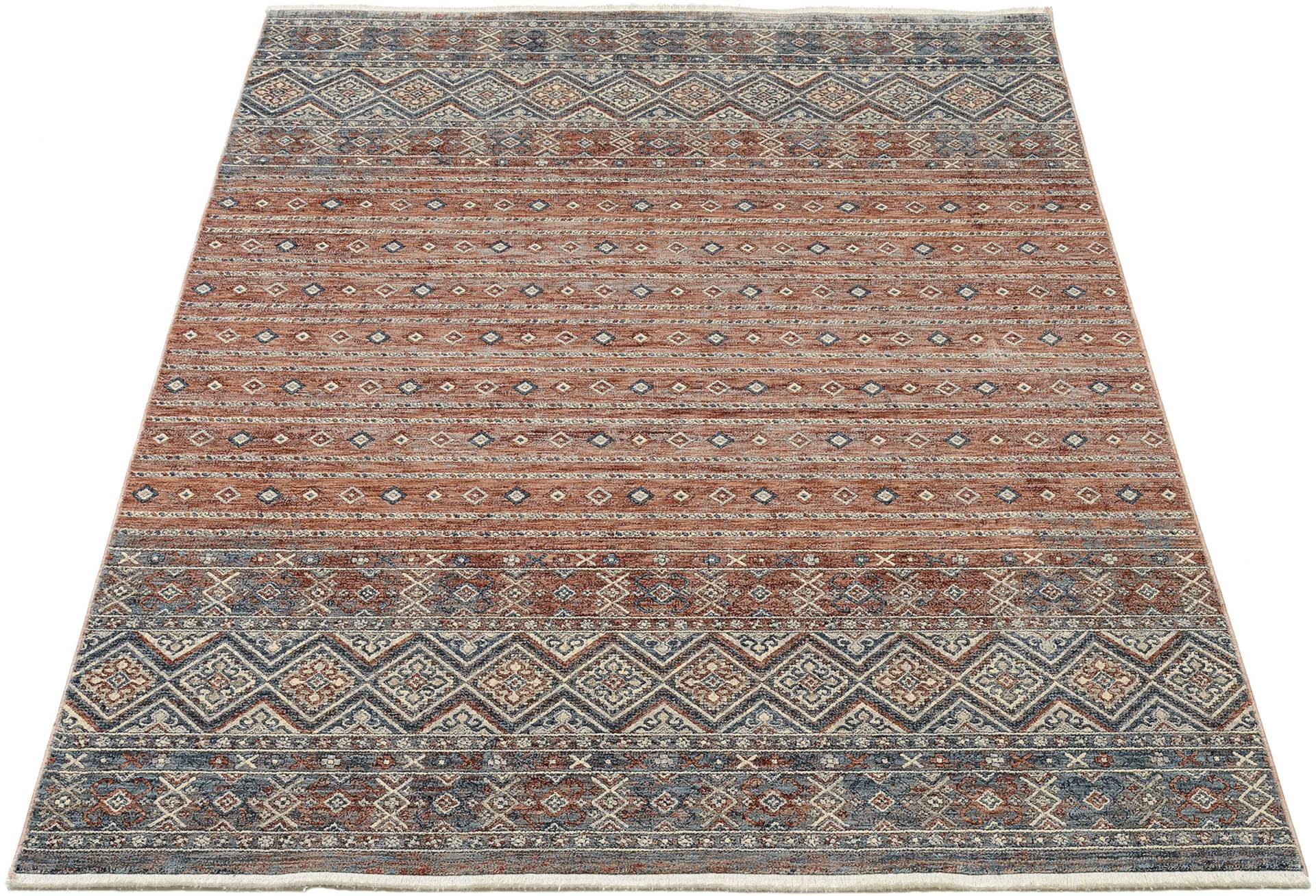OCI DIE TEPPICHMARKE Teppich »GRAND FASHION 13«, rechteckig, 5 mm Höhe, Vintage Optik, feine Fransen, Wohnzimmer OCI DIE TEPPICHMARKE Teppich »GRAND FASHION 13«, rechteckig, 5 mm Höhe, Vintage Optik, feine Fransen, Wohnzimmer von OCI Die Teppichmarke