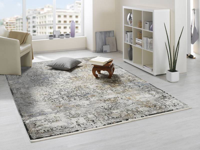 OCI DIE TEPPICHMARKE Teppich »IMPRESSION CASSINA«, rechteckig, 8 mm Höhe, Vintage, feine Fransen, leichter Glanz durch Viskose, Wohnzimmer von OCI Die Teppichmarke