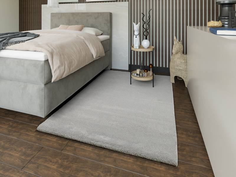 OCI DIE TEPPICHMARKE Teppich »NEW VILLA MELANGE, auch als Läufer«, rechteckig, 20 mm Höhe, dicht maschinell gewebt, strapazierfähig, uni, alle Wohnräume von OCI Die Teppichmarke