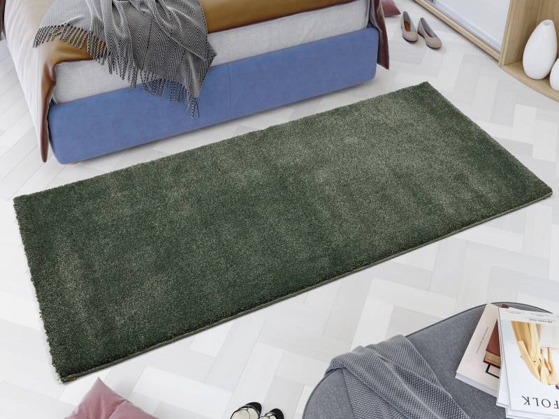 OCI DIE TEPPICHMARKE Teppich »NEW VILLA MELANGE, auch als Läufer«, rechteckig, 20 mm Höhe, dicht maschinell gewebt, strapazierfähig, uni, alle Wohnräume von OCI Die Teppichmarke