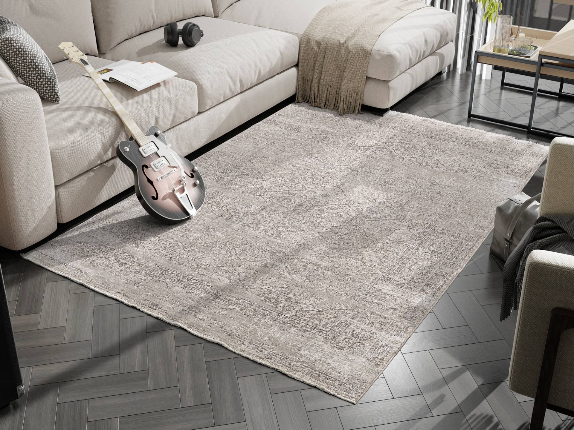 OCI DIE TEPPICHMARKE Teppich »VELA ANTIQUE«, rechteckig, 10 mm Höhe, Kurzflor, 3D Hochtief-Optik, maschinell gewebt OCI DIE TEPPICHMARKE Teppich »VELA ANTIQUE«, rechteckig, 10 mm Höhe, Kurzflor, 3D Hochtief-Optik, maschinell gewebt von OCI Die Teppichmarke