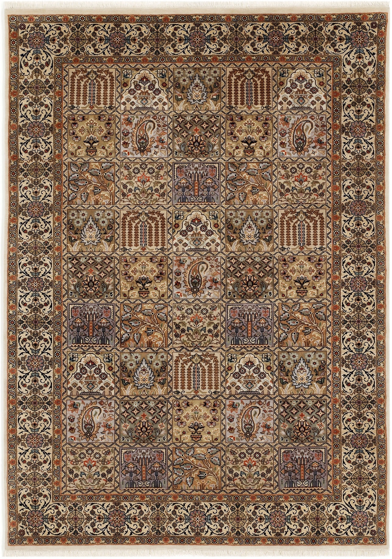 OCI DIE TEPPICHMARKE Orientteppich »Vasuki«, rechteckig, 4 mm Höhe, hochwertig handgeknüpft, mit Fransen, Wohnzimmer OCI DIE TEPPICHMARKE Orientteppich »Vasuki«, rechteckig, 4 mm Höhe, hochwertig handgeknüpft, mit Fransen, Wohnzimmer von OCI Die Teppichmarke