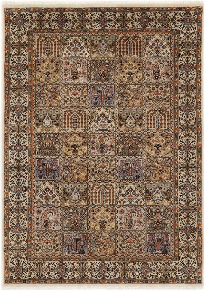 OCI DIE TEPPICHMARKE Orientteppich »Vasuki«, rechteckig, 4 mm Höhe, hochwertig handgeknüpft, mit Fransen, Wohnzimmer von OCI Die Teppichmarke