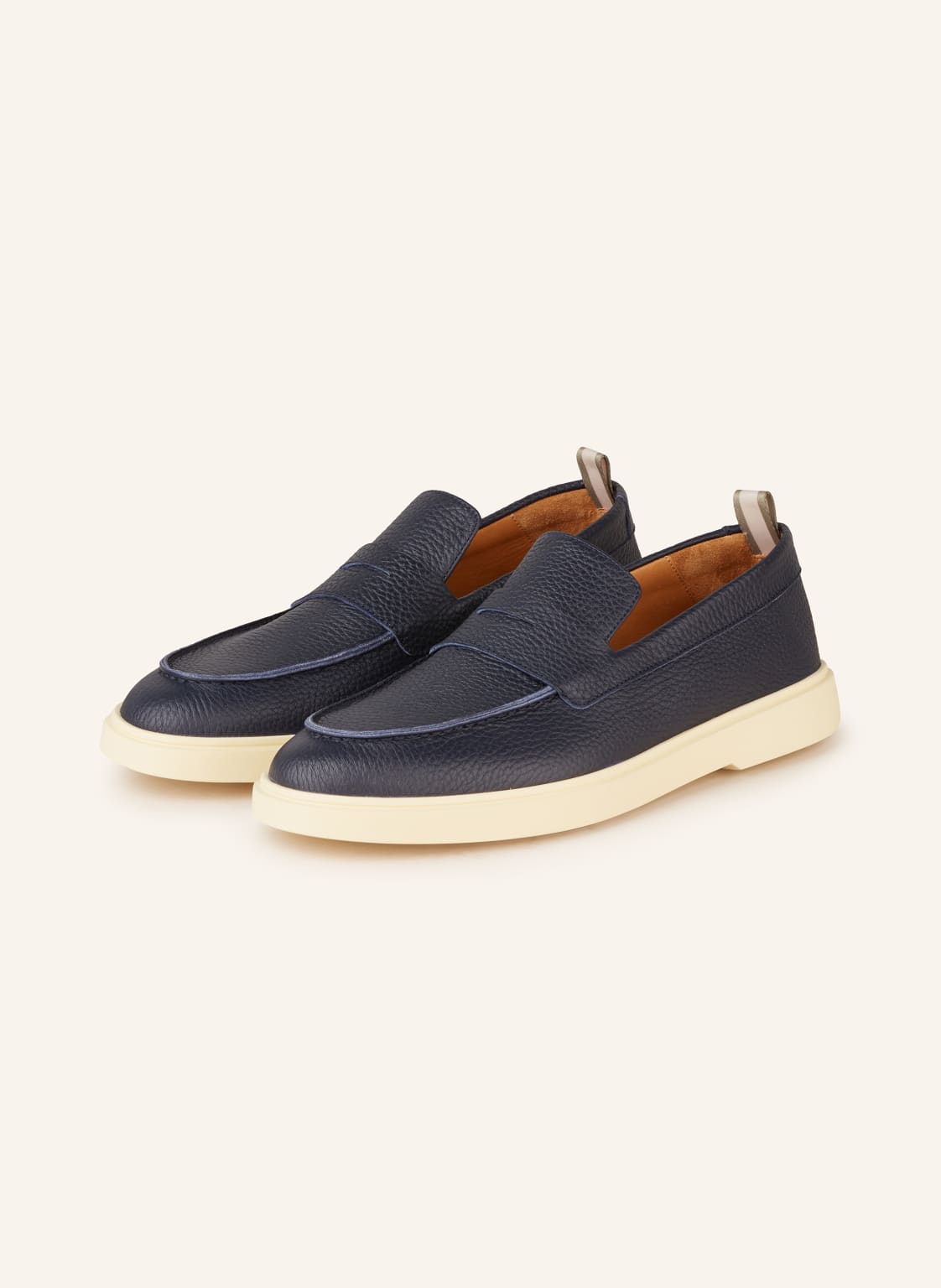 Officine Creative Penny-Loafer Bones/001 blau von OFFICINE CREATIVE